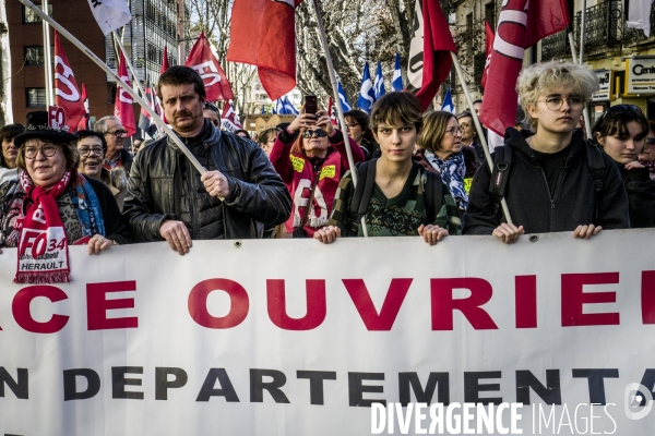 Montpellier - 2eme Manifestation contre la Reforme des Retraites