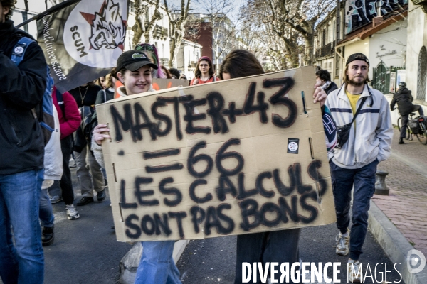 Montpellier - 2eme Manifestation contre la Reforme des Retraites