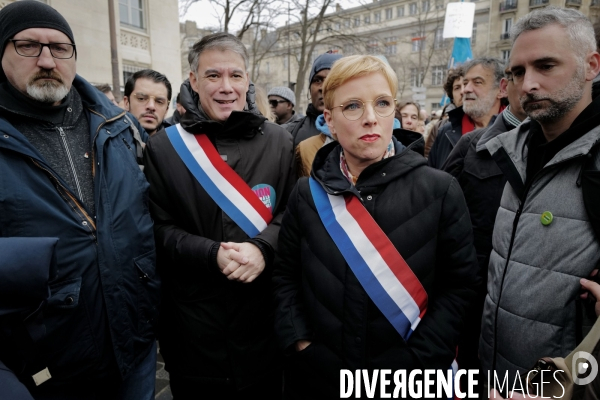 Deuxième manifestation intersyndicale contre la reforme des retraites