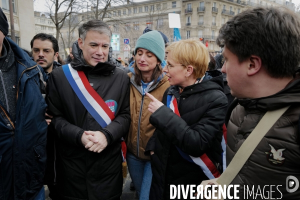 Deuxième manifestation intersyndicale contre la reforme des retraites