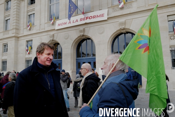 Deuxième manifestation intersyndicale contre la reforme des retraites