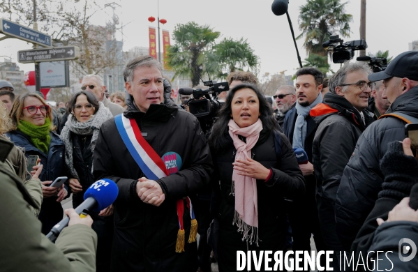 Deuxième manifestation intersyndicale contre la reforme des retraites