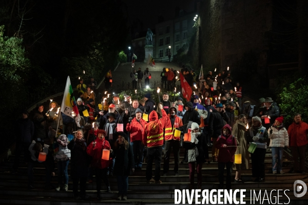 Manifestation CGT a Blois le 250123