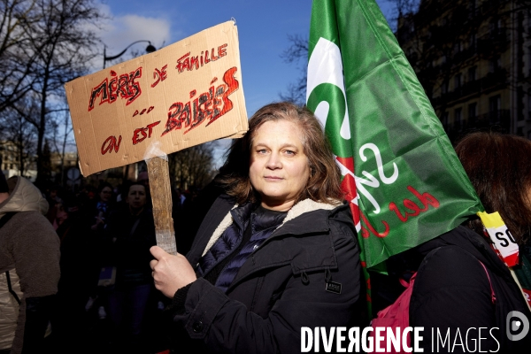 Manifestation intersyndicale contre la reforme des retraites