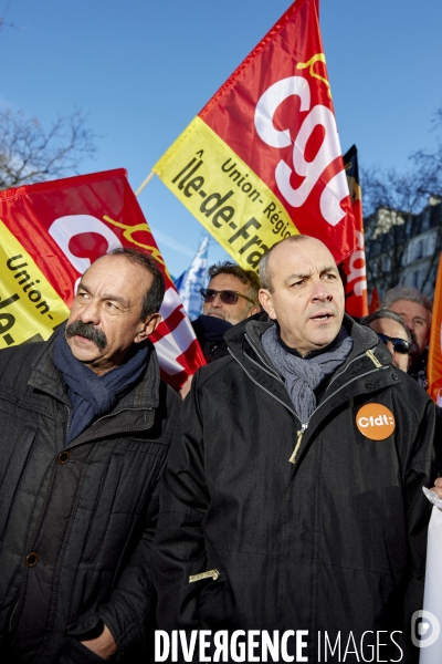 Manifestation intersyndicale contre la reforme des retraites