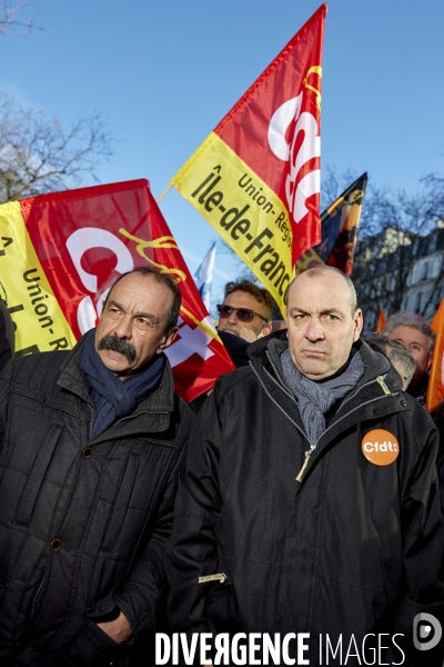 Manifestation intersyndicale contre la reforme des retraites