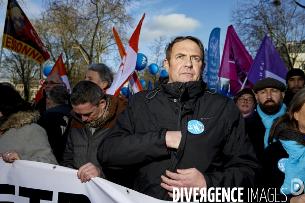 Manifestation intersyndicale contre la reforme des retraites