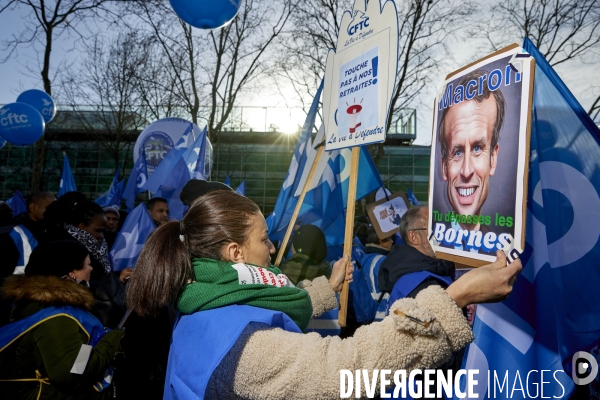 Manifestation intersyndicale contre la reforme des retraites