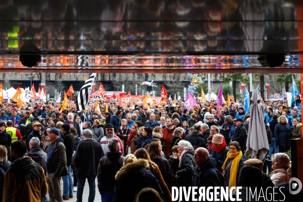 Manifestation contre la réforme des retraites à Saint-Nazaire