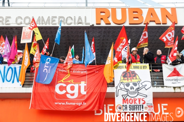 Manifestation contre la réforme des retraites à Saint-Nazaire