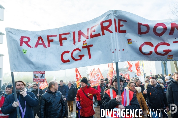 Manifestation contre la réforme des retraites à Saint-Nazaire