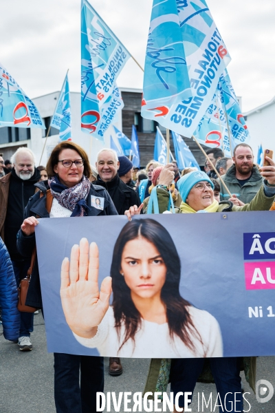 Manifestation contre la réforme des retraites à Saint-Nazaire