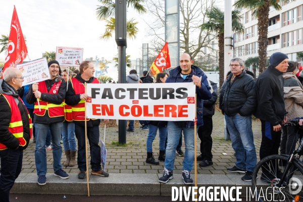 Manifestation contre la réforme des retraites à Saint-Nazaire