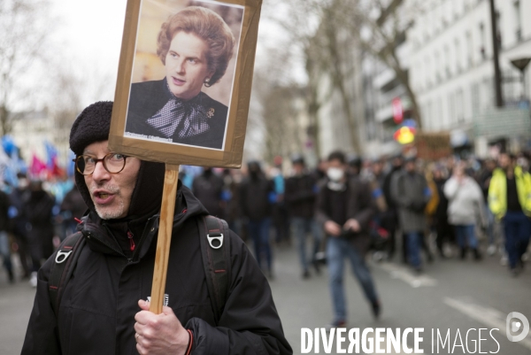 Manifestation contre la réforme des retraites, 31/01/2023, Paris