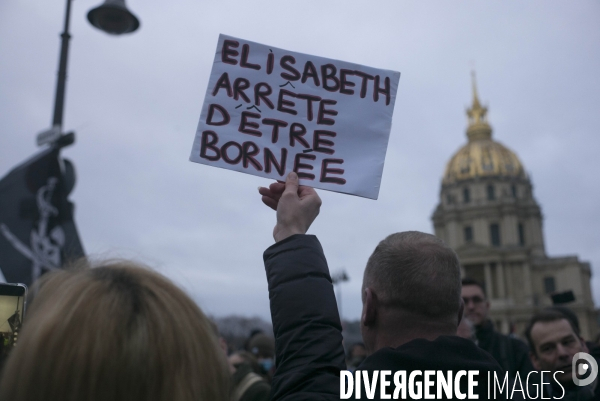 Manifestation contre la réforme des retraites, 31/01/2023, Paris