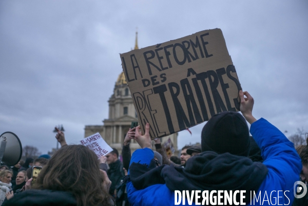 Manifestation contre la réforme des retraites, 31/01/2023, Paris