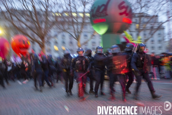 Manifestation contre la réforme des retraites, 31/01/2023, Paris