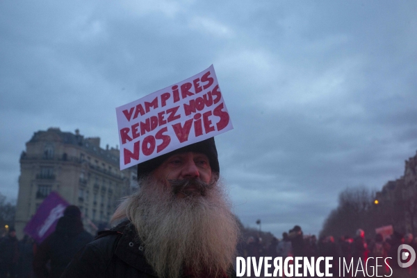 Manifestation contre la réforme des retraites, 31/01/2023, Paris