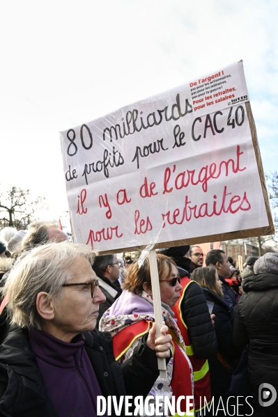 Manifestation contre la reforme des retraites, 31/01/2023, paris