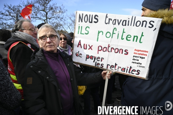 Manifestation contre la reforme des retraites, 31/01/2023, paris