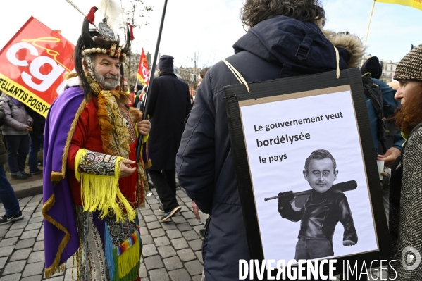 Manifestation contre la reforme des retraites, 31/01/2023, paris