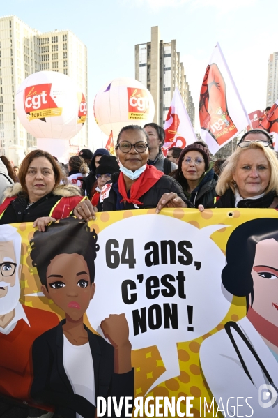 Manifestation contre la reforme des retraites, 31/01/2023, paris