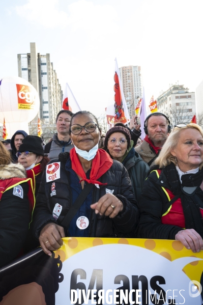 Manifestation contre la reforme des retraites, 31/01/2023, paris