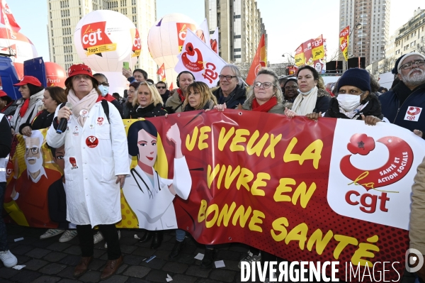 Manifestation contre la reforme des retraites, 31/01/2023, paris