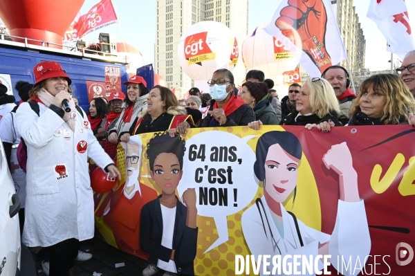 Manifestation contre la reforme des retraites, 31/01/2023, paris