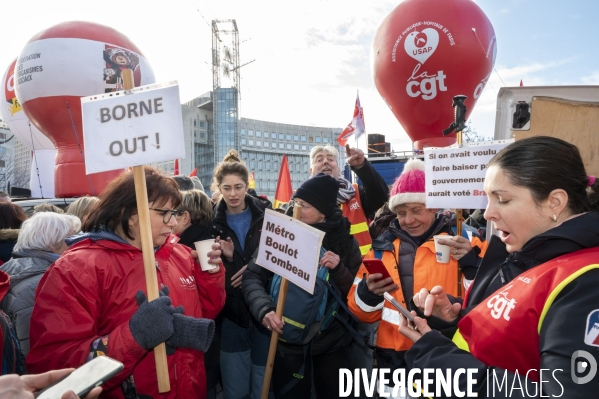 Manifestation contre la reforme des retraites, 31/01/2023, paris