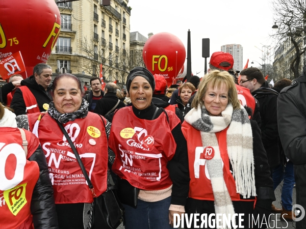 Manifestation contre la reforme des retraites, 31/01/2023, paris