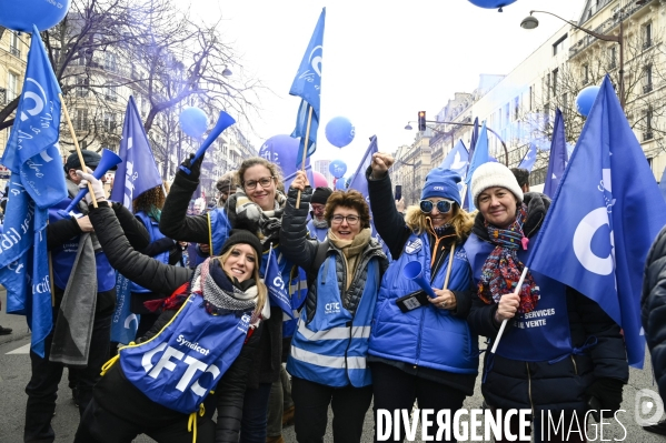 Manifestation contre la reforme des retraites, 31/01/2023, paris