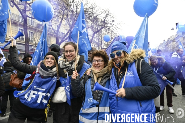 Manifestation contre la reforme des retraites, 31/01/2023, paris