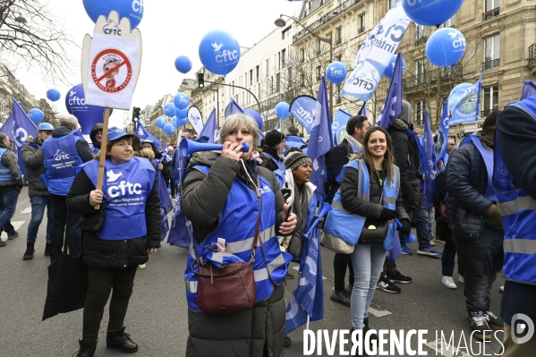 Manifestation contre la reforme des retraites, 31/01/2023, paris