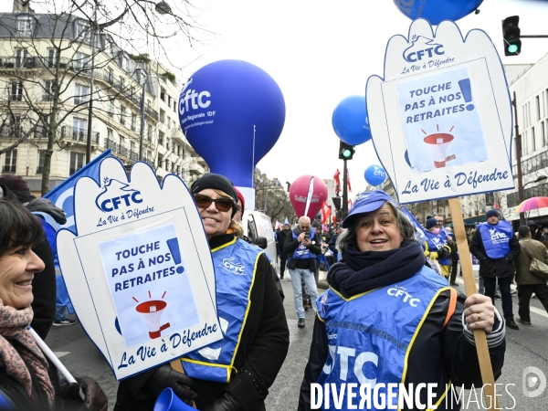 Manifestation contre la reforme des retraites, 31/01/2023, paris