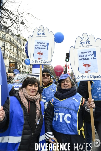 Manifestation contre la reforme des retraites, 31/01/2023, paris