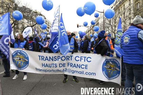 Manifestation contre la reforme des retraites, 31/01/2023, paris