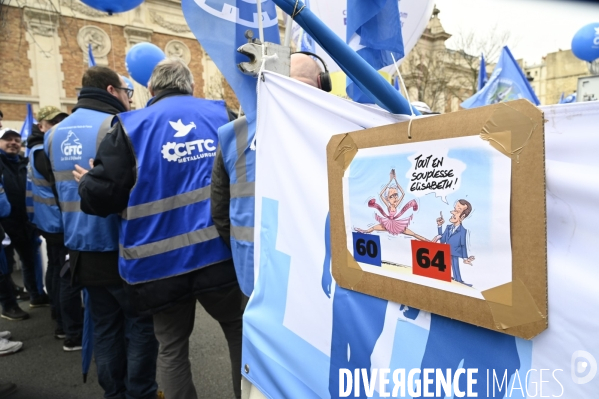 Manifestation contre la reforme des retraites, 31/01/2023, paris