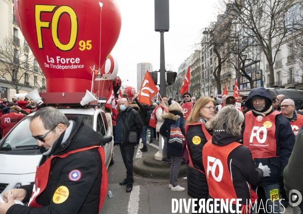 Manifestation contre la reforme des retraites, 31/01/2023, paris