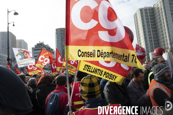 Manifestation contre la reforme des retraites, 31/01/2023, paris