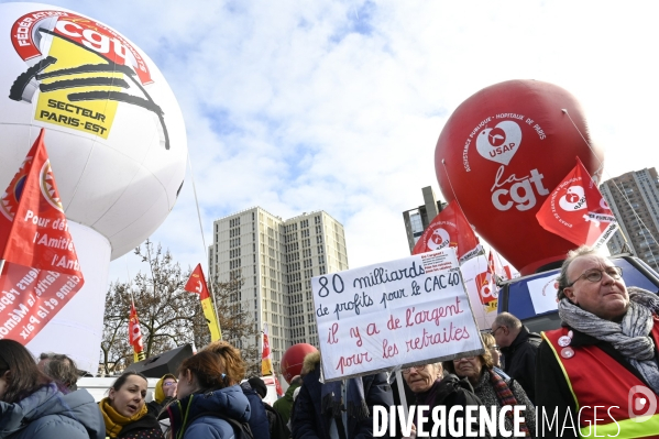 Manifestation contre la reforme des retraites, 31/01/2023, paris