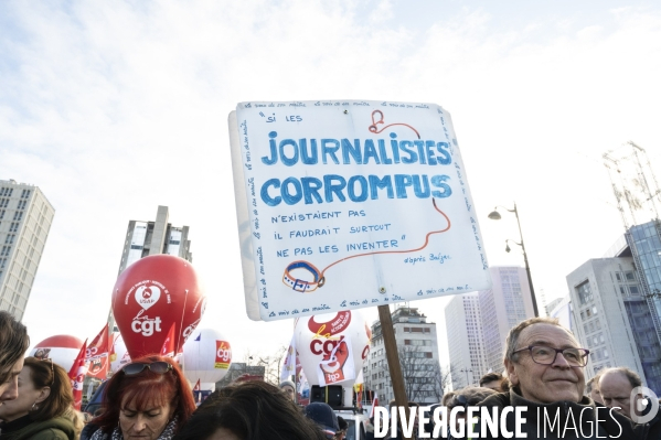 Manifestation contre la reforme des retraites, 31/01/2023, paris