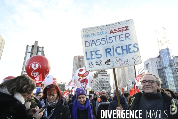 Manifestation contre la reforme des retraites, 31/01/2023, paris