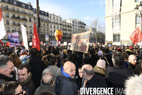 Manifestation contre la reforme des retraites, 31/01/2023, paris