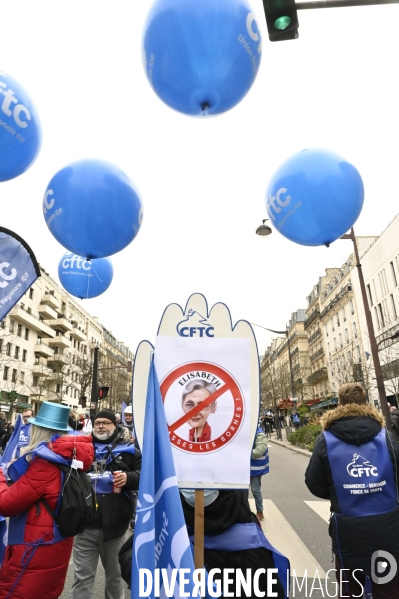 Manifestation contre la reforme des retraites, 31/01/2023, paris