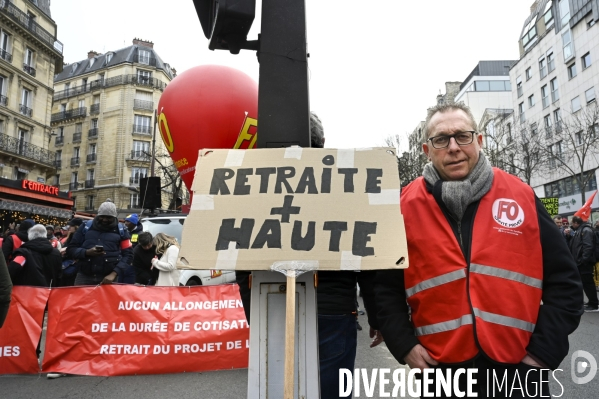 Manifestation contre la reforme des retraites, 31/01/2023, paris