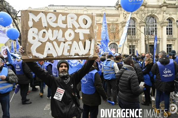 Manifestation contre la reforme des retraites, 31/01/2023, paris