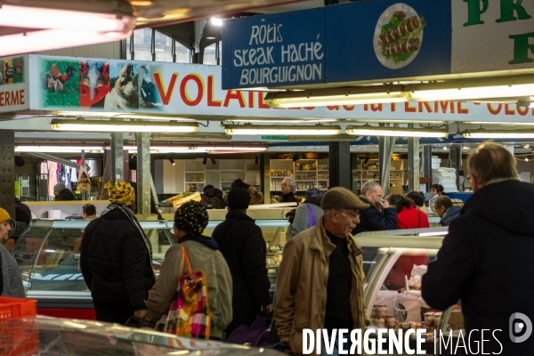 Le marché de Saint-Denis - Illustration