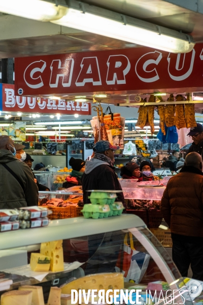 Le marché de Saint-Denis - Illustration