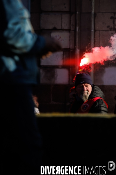 Troisième journée de mobilisation contre la réforme des retraites à Nantes